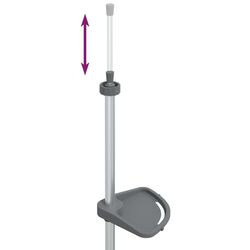 Raft pentru baie VidaXL 344382 (Silver/Grey) Thumb