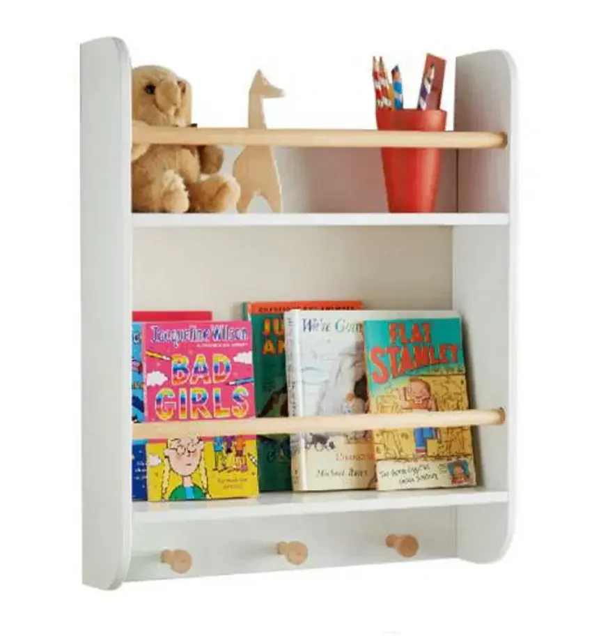 Raft de perete pentru depozitare cărți și jucării U-grow UGRD117-WH (White)