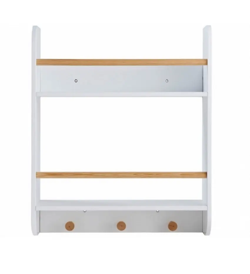 Raft de perete pentru depozitare cărți și jucării U-grow UGRD117-WH (White)