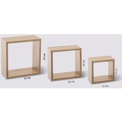 Set rafturi cub 5Five Fixy 138956C (Natural Oak) Thumb