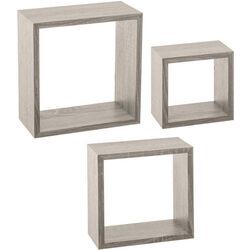 Set rafturi cub 5Five Fixy 138956D (Grey Oak)