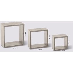 Набор полок куб 5Five Fixy 138956D (Grey Oak) Thumb