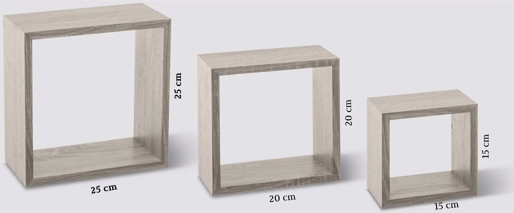 Набор полок куб 5Five Fixy 138956D (Grey Oak)