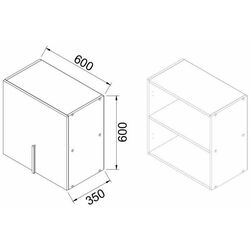Полка навесная Ambianta Duet 0.6 Thumb