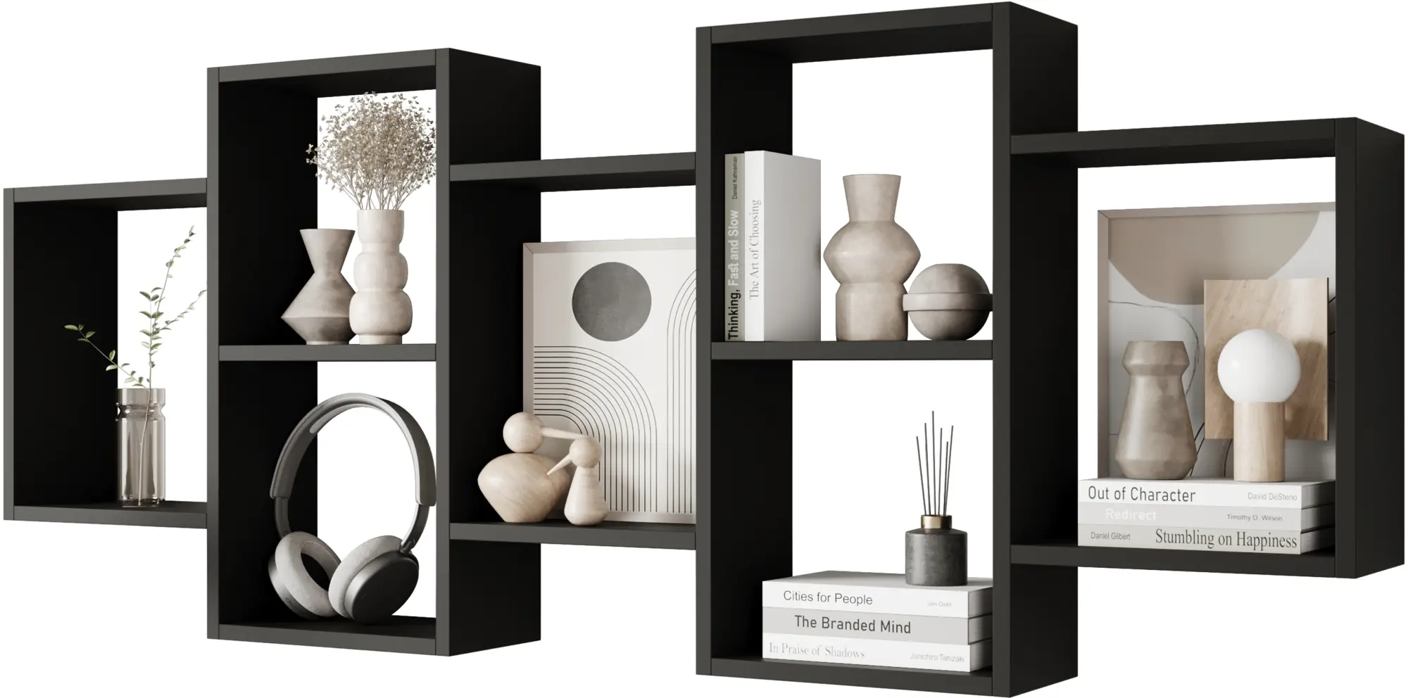 Полка Bratex Trio 001 (Graphite Black)