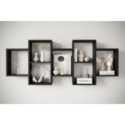 Полка Bratex Trio 001 (Graphite Black) Thumb