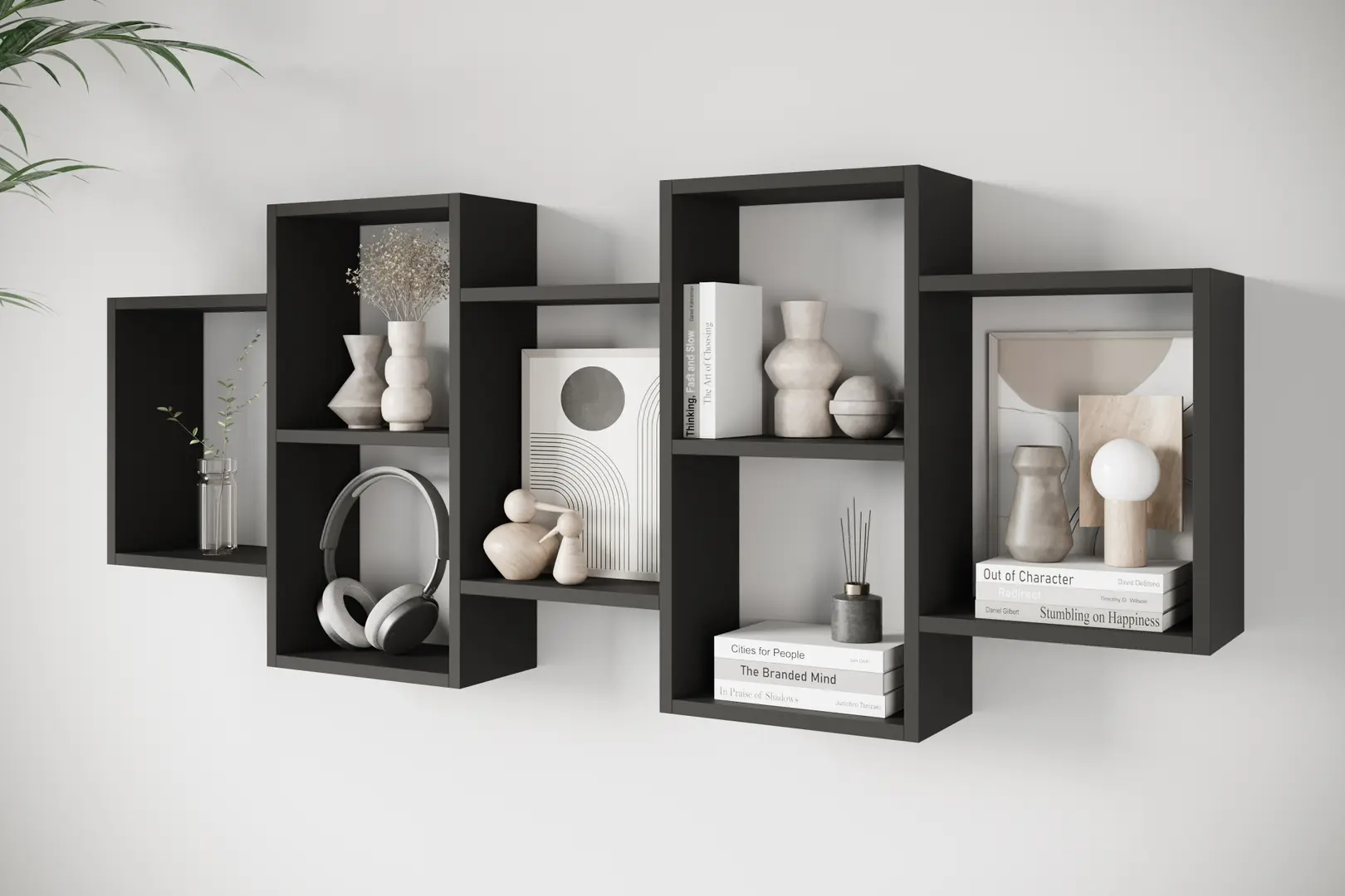 Полка Bratex Trio 001 (Graphite Black)