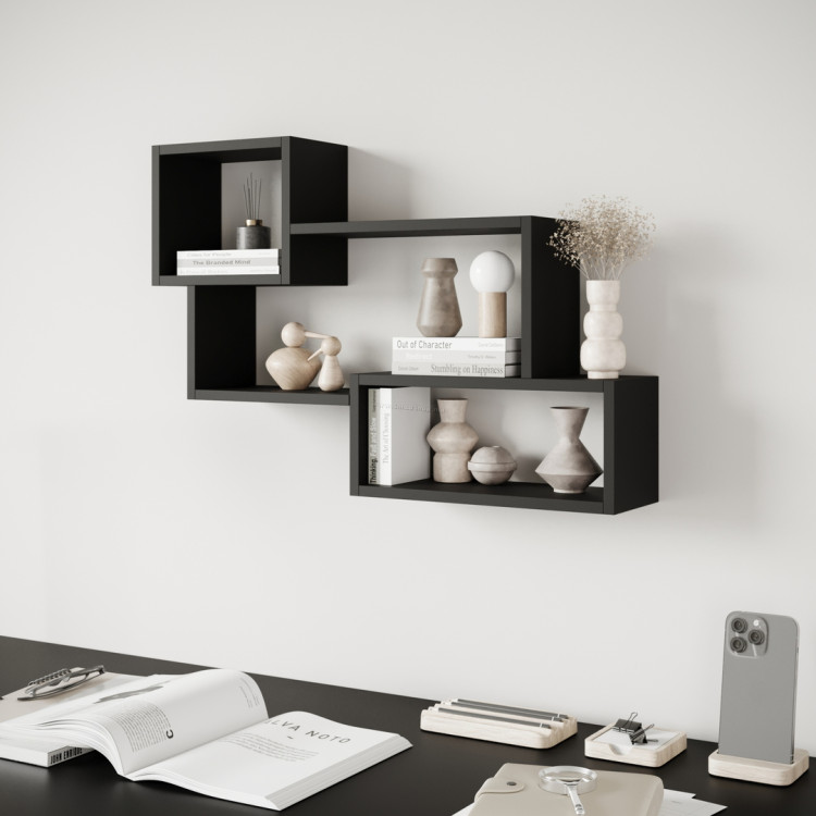 Полка Bratex Trio 005 (Graphite Black)