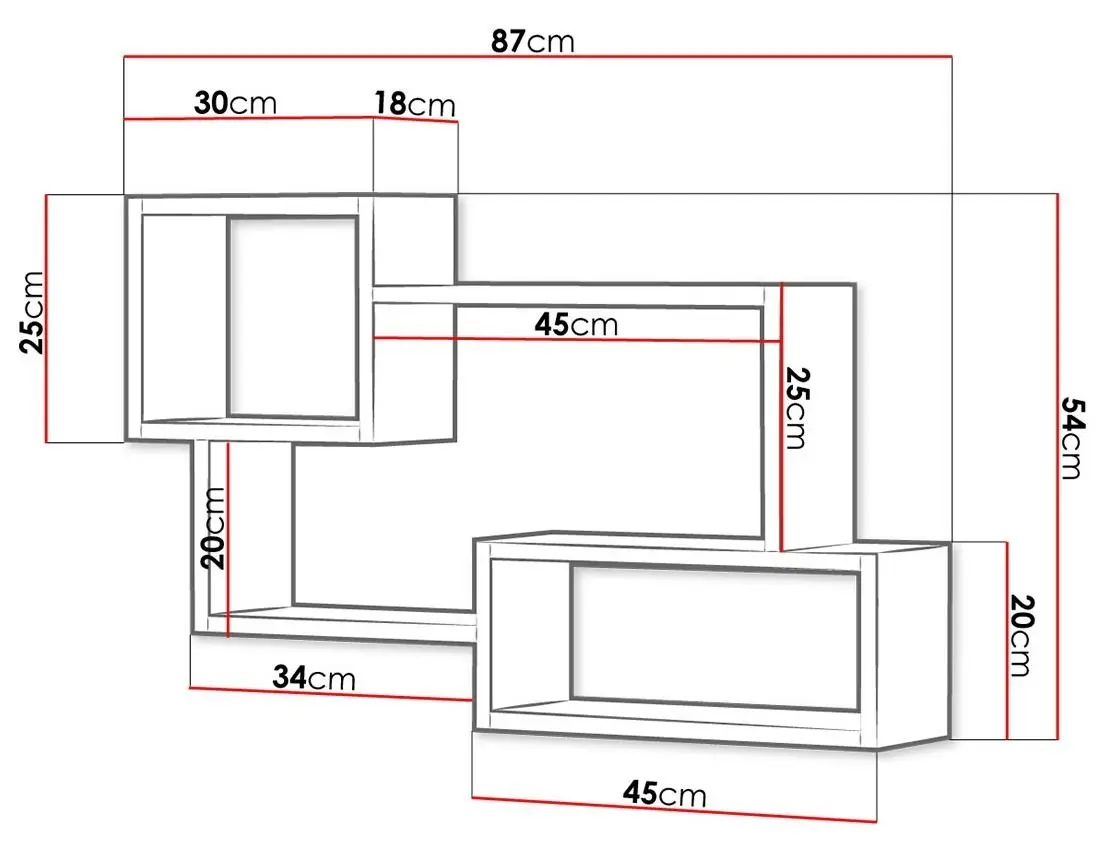 Raft Bratex Trio 005 (Sonoma Oak/White)
