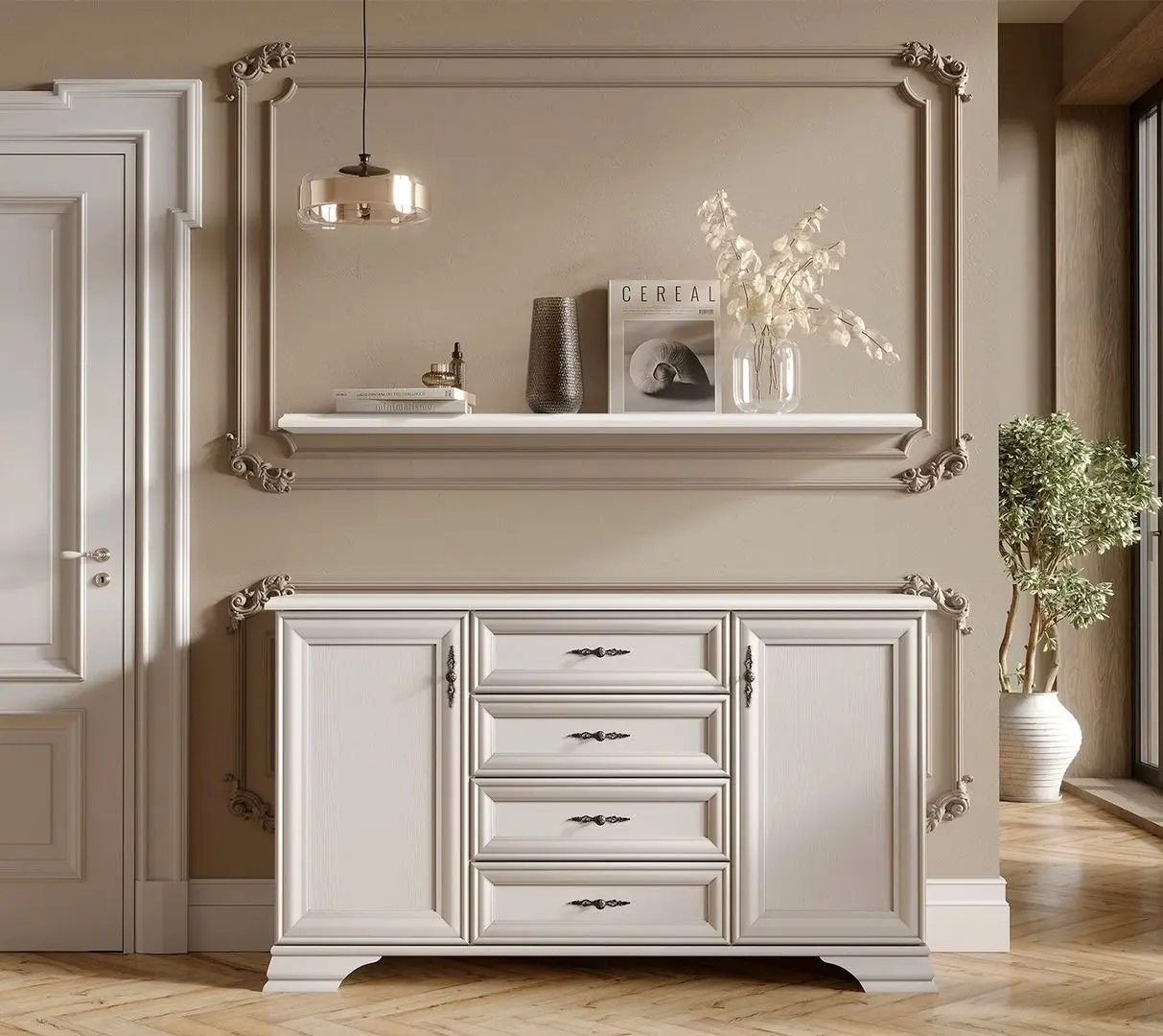 Raft Gerbor Kentuki POL/155 (Alpine White)