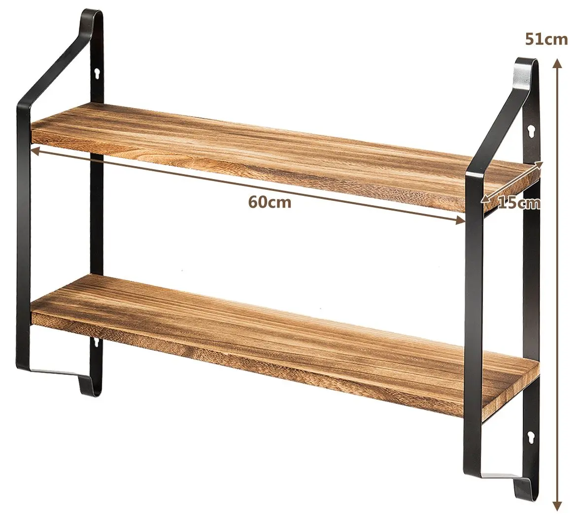 Raft Costway HW64214 (Paulownia Oak)