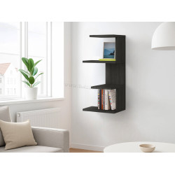 Полка угловая Fabrik Home Daro (Чёрный Ясень)