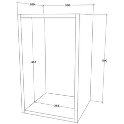 Полка Haaus Kos (Artisan Oak) Thumb