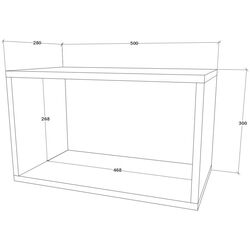 Полка Haaus Kos (Artisan Oak) Thumb