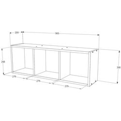 Raft Haaus Lira 90x20x30 (White) Thumb