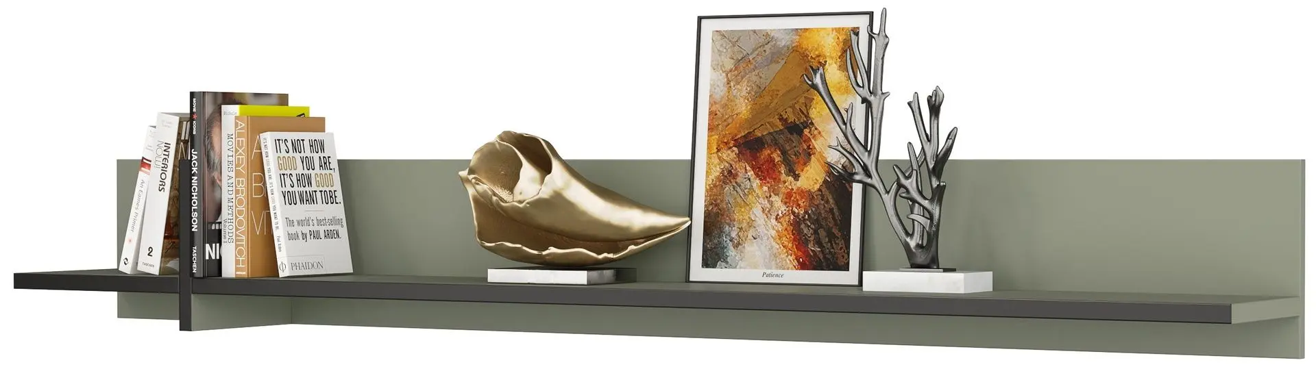 Raft Helvetia Cross 180 cm (Pine/Green/Black)