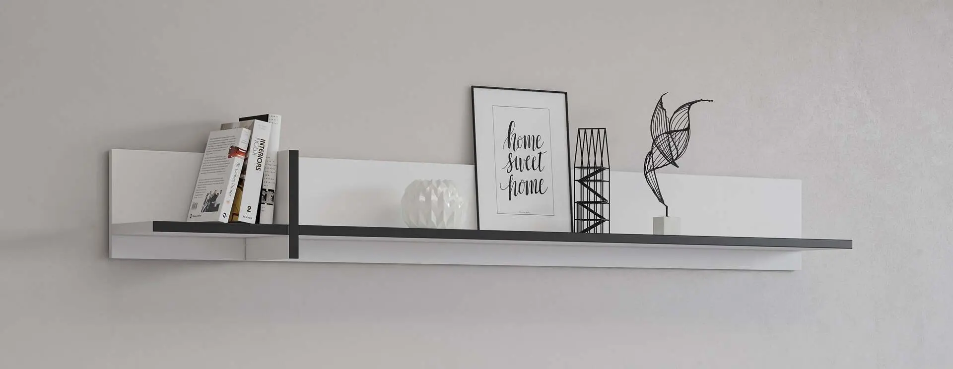 Raft Helvetia Cross 180 cm (White/Black)