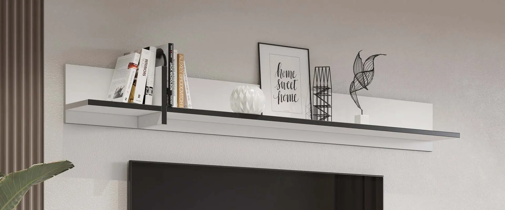 Raft Helvetia Cross 180 cm (White/Black)