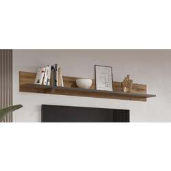 Полка Helvetia Cross 180 cm (Wotan Oak/Black)