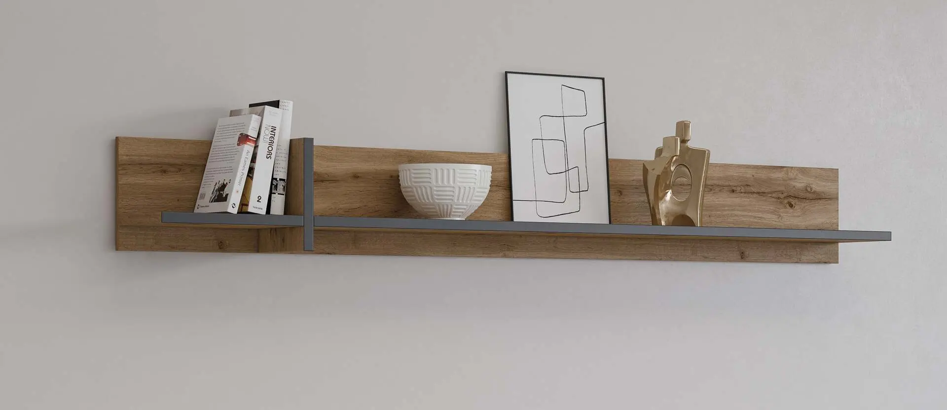 Raft Helvetia Cross 180 cm (Wotan Oak/Black)