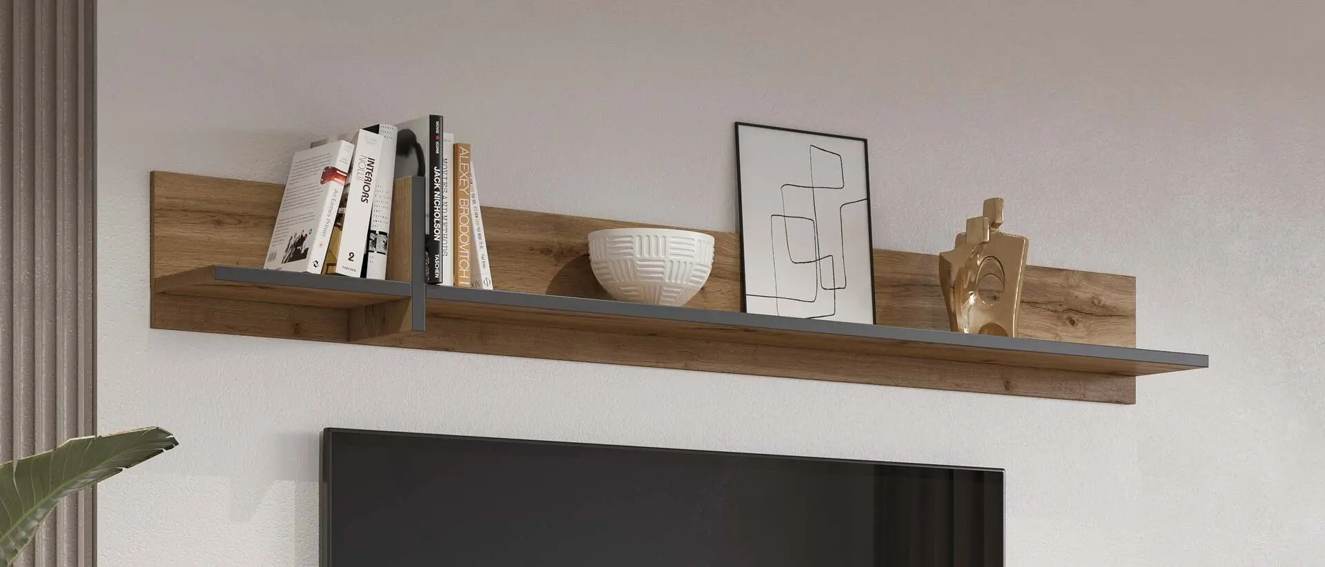 Raft Helvetia Cross 180 cm (Wotan Oak/Black)