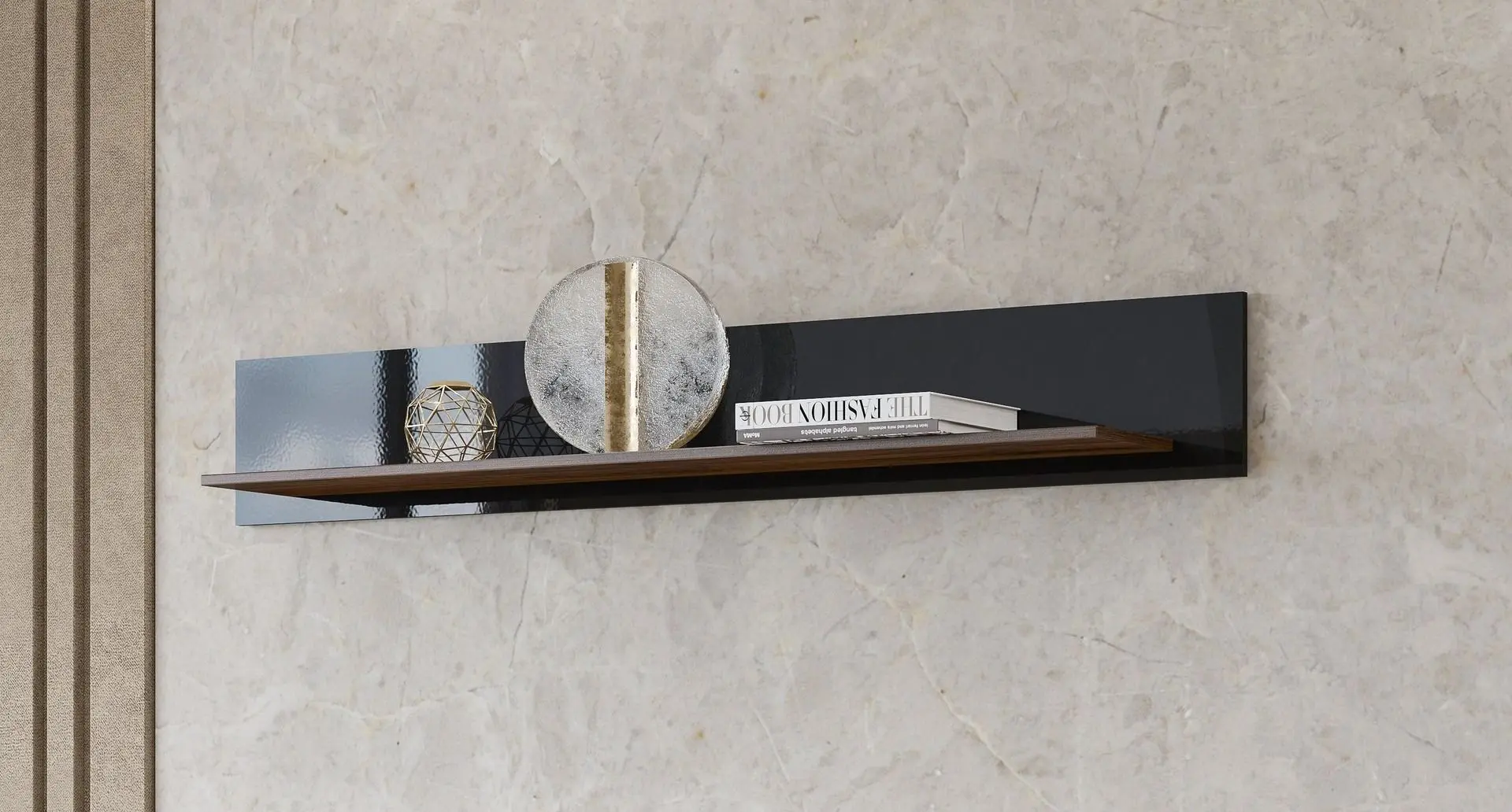 Raft Helvetia Kasai (Walnut/Black Gloss)