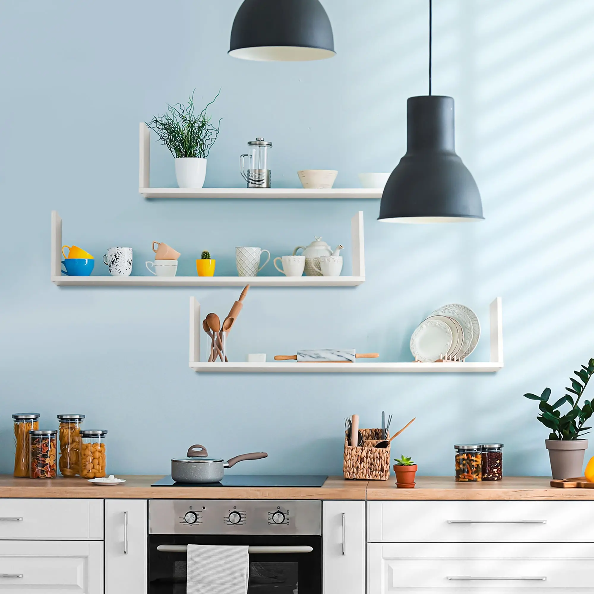 Набор полок Homcom 830-419WT (White) - 5
