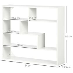 Raft Homcom 830-491V00WT 94x19x80 cm (White) Thumb