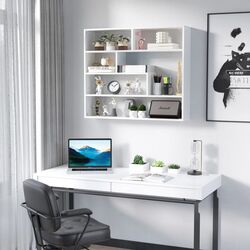 Raft Homcom 830-491V00WT 94x19x80 cm (White) Thumb