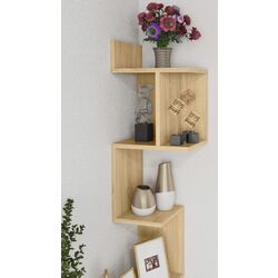 Полка Homcom 830-780V80AK 80x28x128 cm (Oak) Thumb