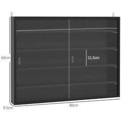 Raft Homcom 833-761 80x9x60 cm (Black) Thumb