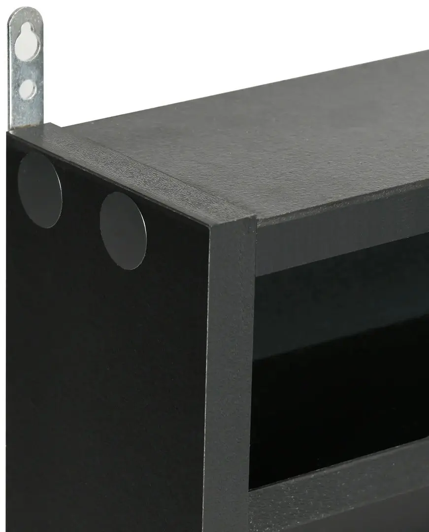 Raft Homcom 833-761 80x9x60 cm (Black)