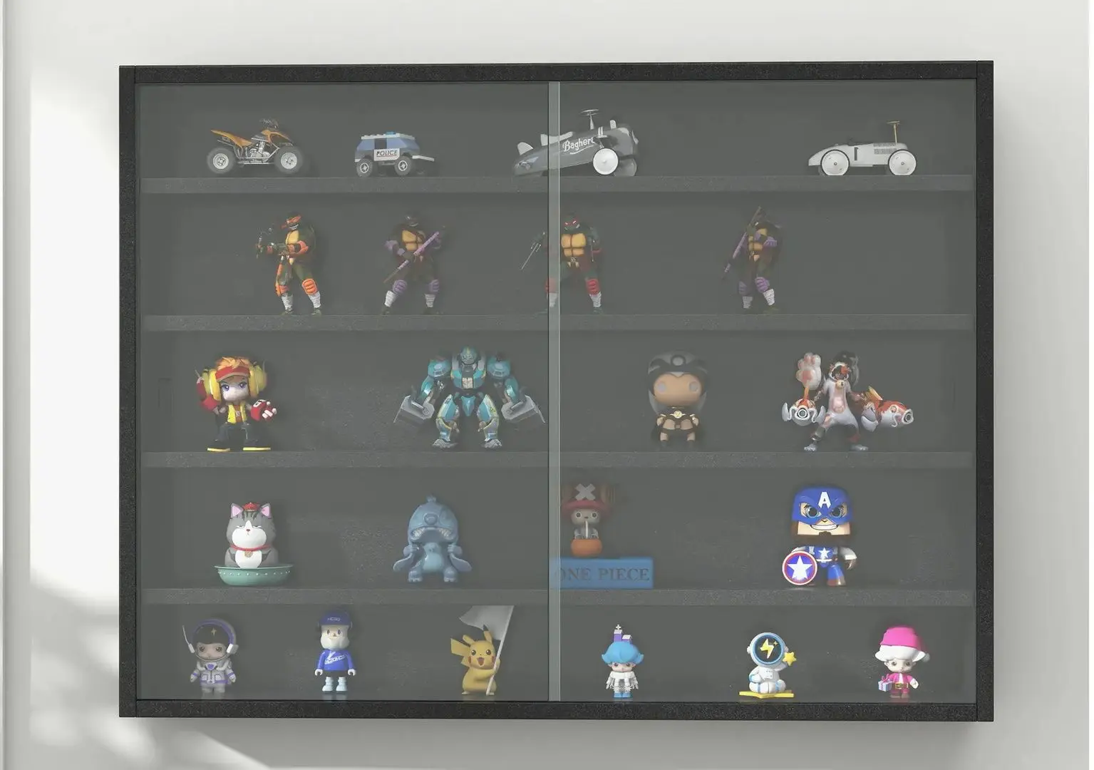 Raft Homcom 833-761 80x9x60 cm (Black)