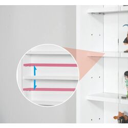 Полка Homcom 833-761WT 80x9x60 cm (White) Thumb