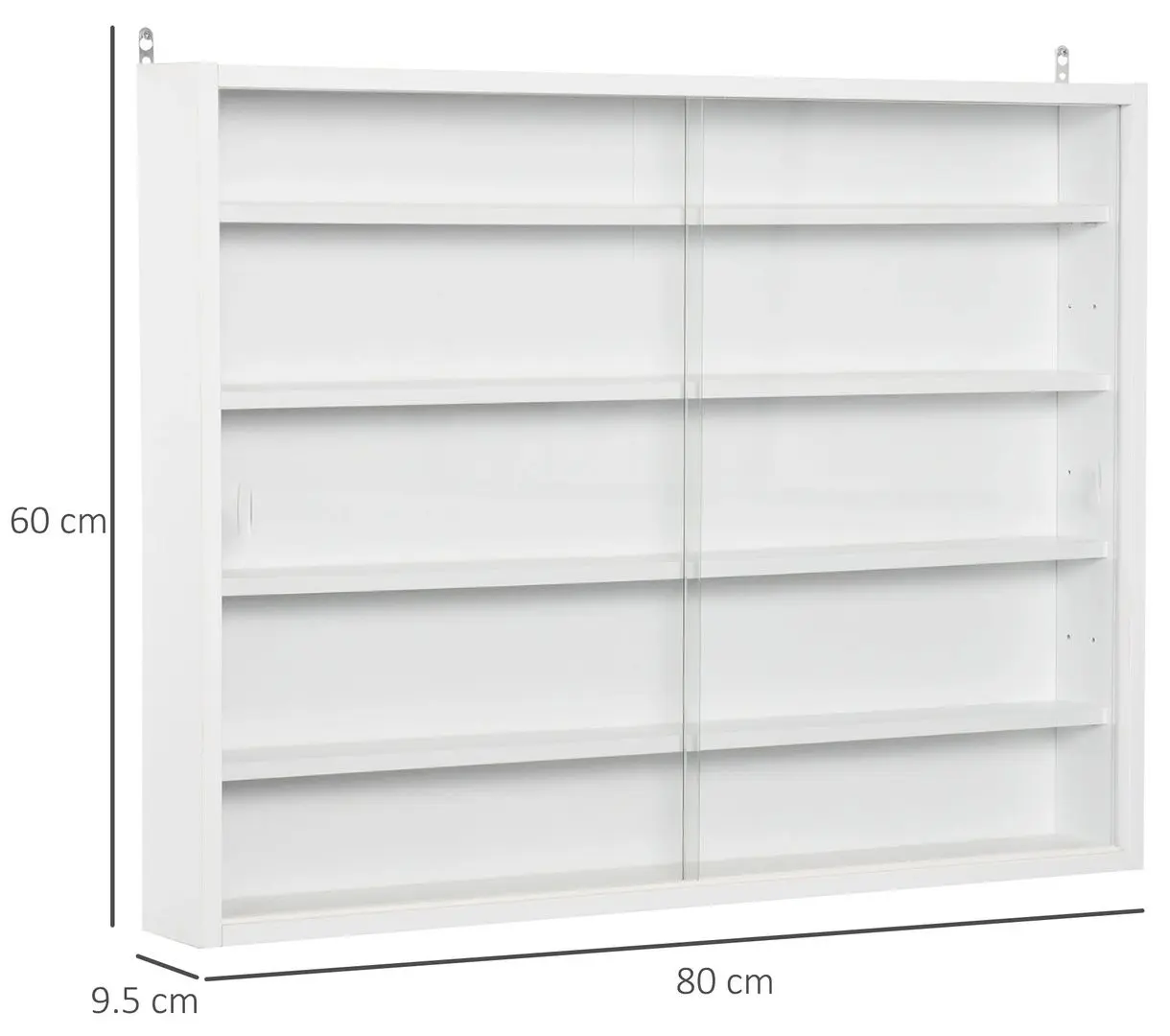 Полка Homcom 833-761WT 80x9x60 cm (White)