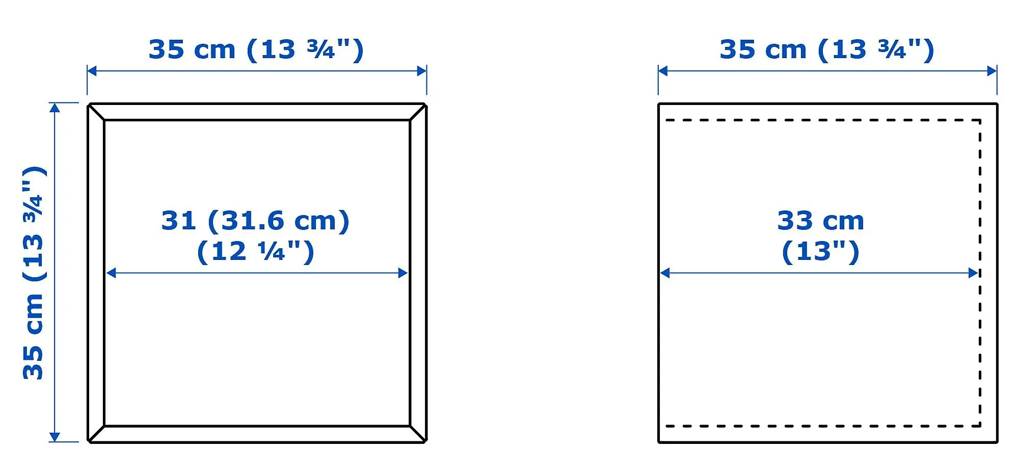Combinatie de rafturi suspendate Ikea Eket 105x35x70 (Alb/Aspect Nuc)