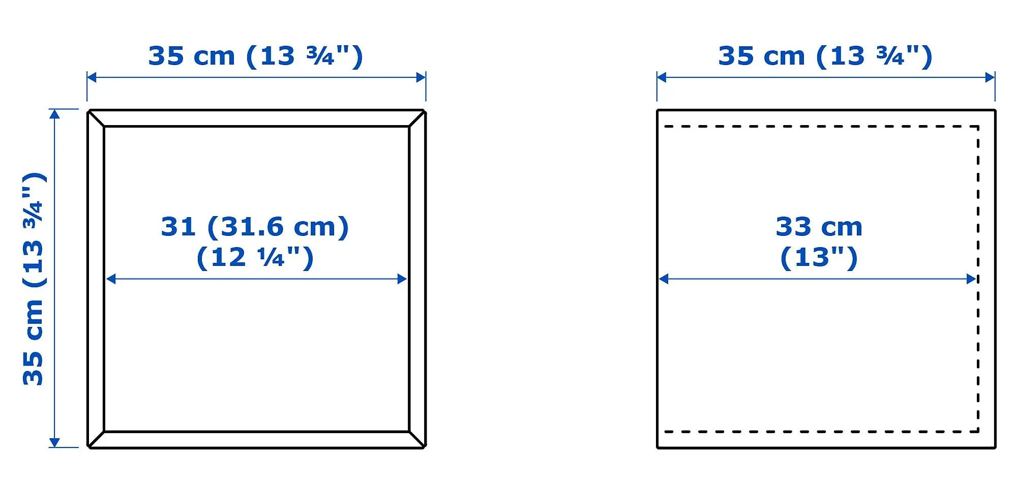 Combinatie de rafturi suspendate Ikea Eket 105x35x70 (Aspect Nuc)