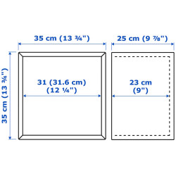 Комбинация навесных полок Ikea Eket 105x35x70 (Светло-Сиреневый/Белый) Thumb