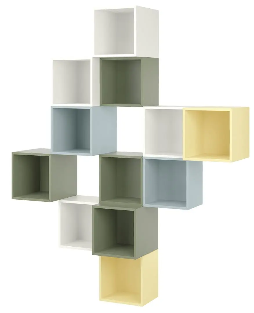 Комбинация навесных полок Ikea Eket 175x35x210 (Разноцветный/Белый) - 2