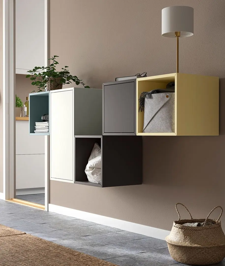 Combinatie de rafturi suspendate Ikea Eket 175x35x70 (Multicolor)