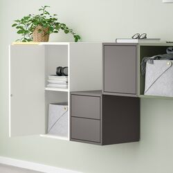 Комбинация навесных полок Ikea Eket 2 ящика 175x35x70 (Желтый/Разноцветный) Thumb
