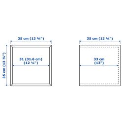 Комбинация навесных полок Ikea Eket 2 ящика 175x35x70 (Желтый/Разноцветный) Thumb
