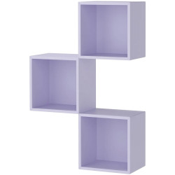Комбинация навесных полок Ikea Eket 70x25x105 (Светло-Сиреневый) Thumb