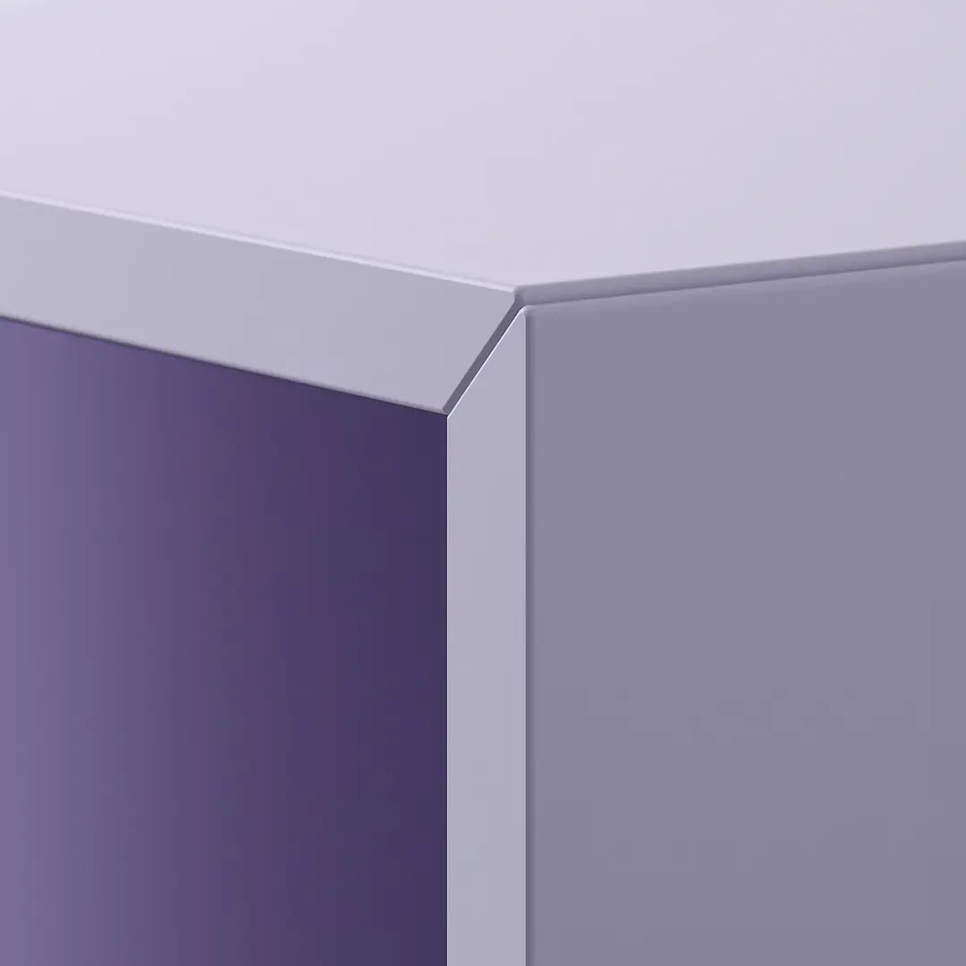 Комбинация навесных полок Ikea Eket 70x25x105 (Светло-Сиреневый) - 5