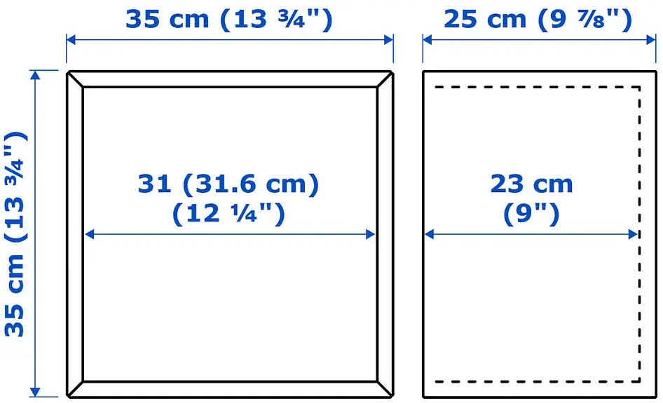 Комбинация навесных полок Ikea Eket 70x25x105 (Светло-Сиреневый) - 7