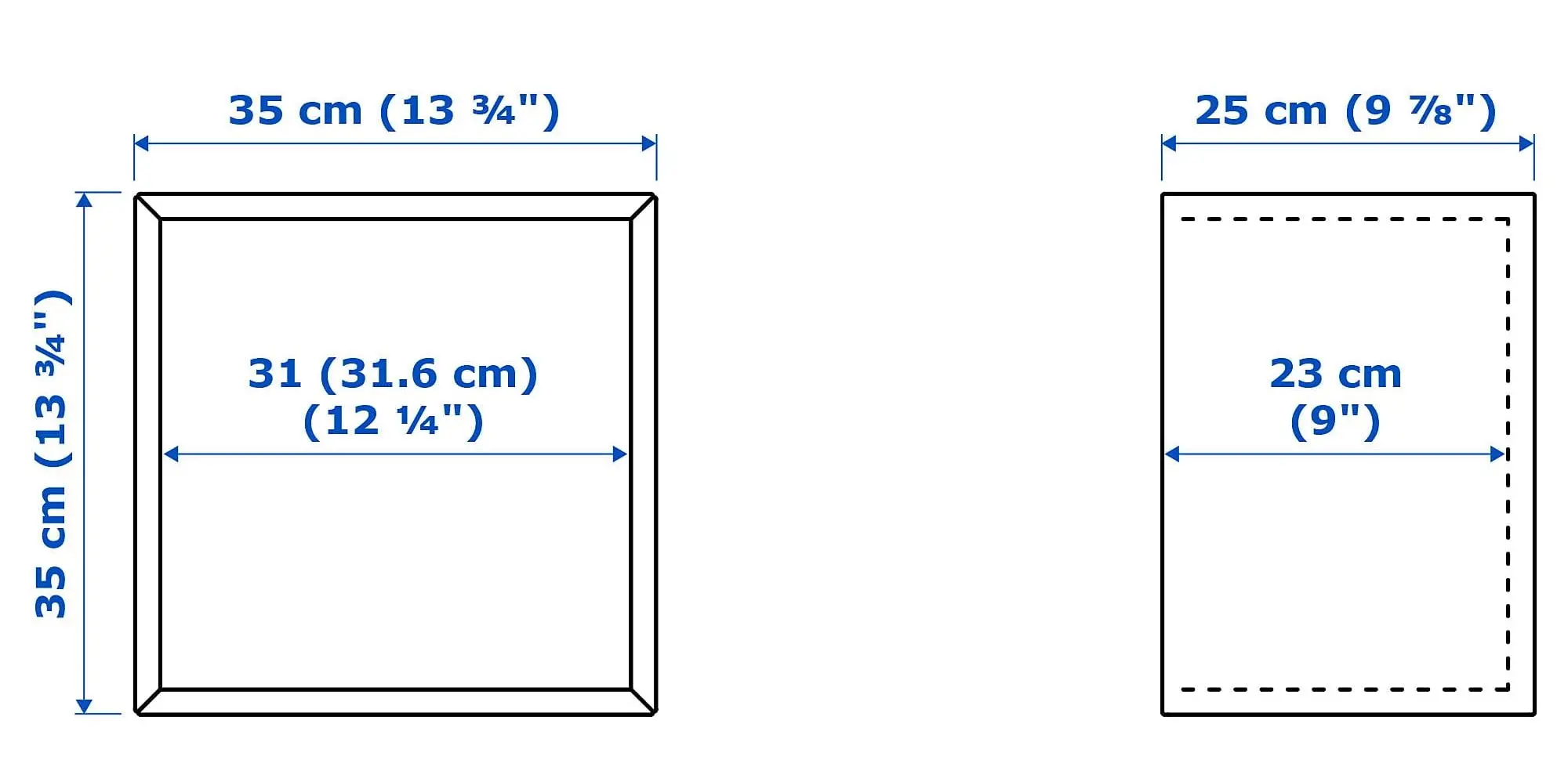 Combinatie de rafturi suspendate Ikea Eket 70x25x175 (Alb/Gri Deschis-Bleu) - 6