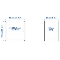 Combinatie de rafturi suspendate Ikea Eket 70x25x175 (Multicolor) Thumb