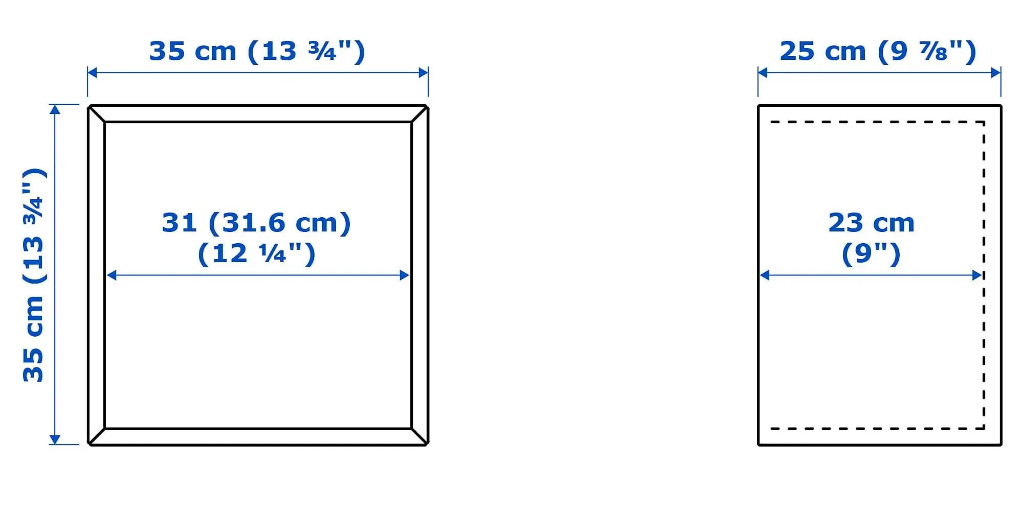 Combinatie de rafturi suspendate Ikea Eket 70x25x175 (Multicolor)