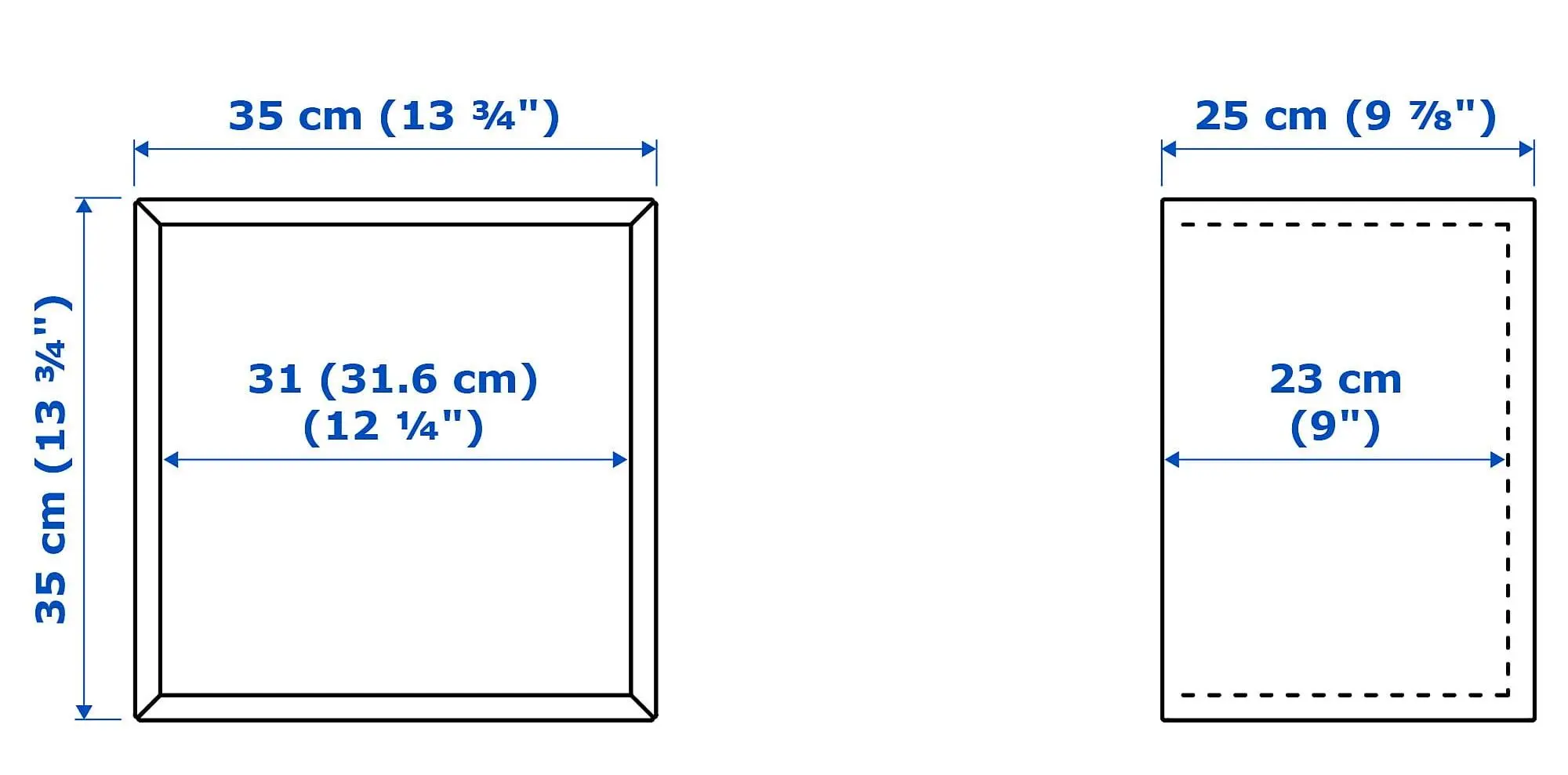 Combinatie de rafturi suspendate Ikea Eket 70x25x175 (Gri-Verde) - 6
