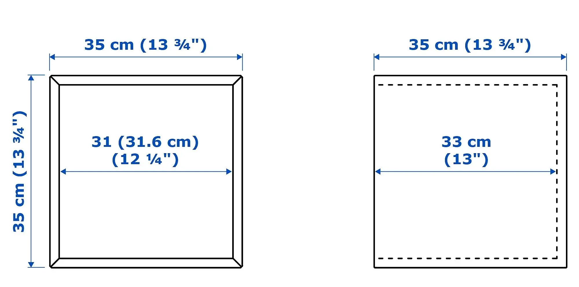 Combinatie de rafturi suspendate Ikea Eket 80x35x210 (Aspect Nuc/Alb)
